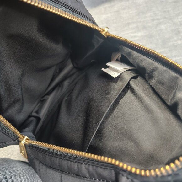 Herschel Mini Backpack Black Gold Trim Stitched - Picture 7 of 11